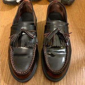 Dr. Martens Brown / Burgundy Slip-On Loafers
